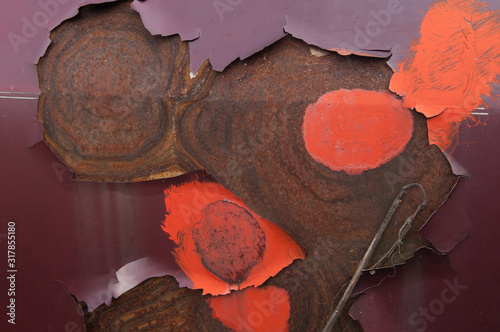 Rust on Old Volkswagon Car photo