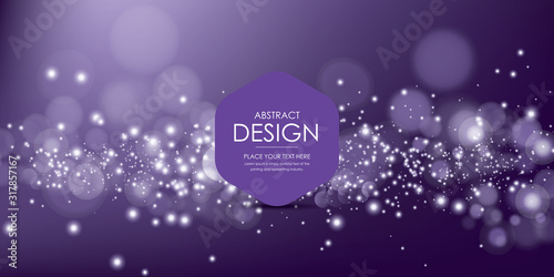 Dreamy blurred backdrop for design business template.