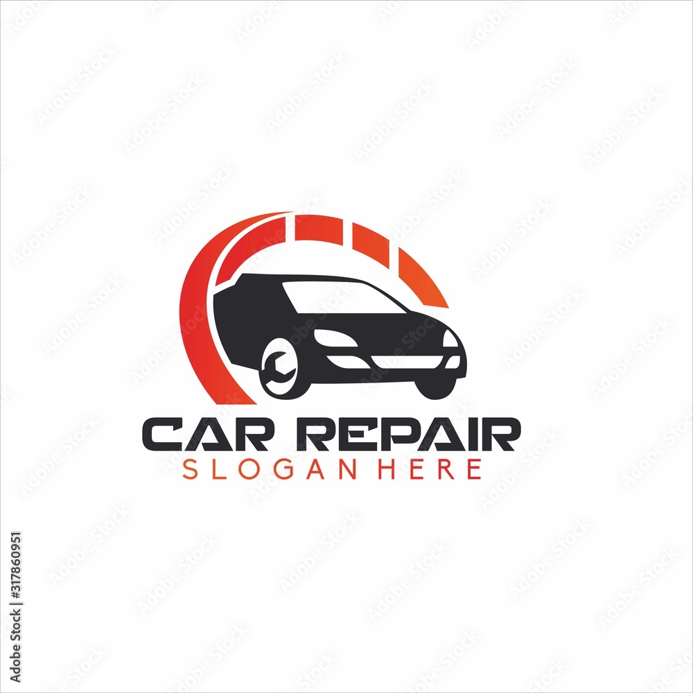 Car repair garage vector. Car service icon. repair logo template