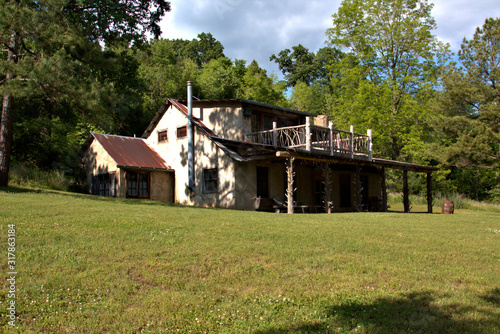 Hunting and fishing lodge in the Ozark Mountains