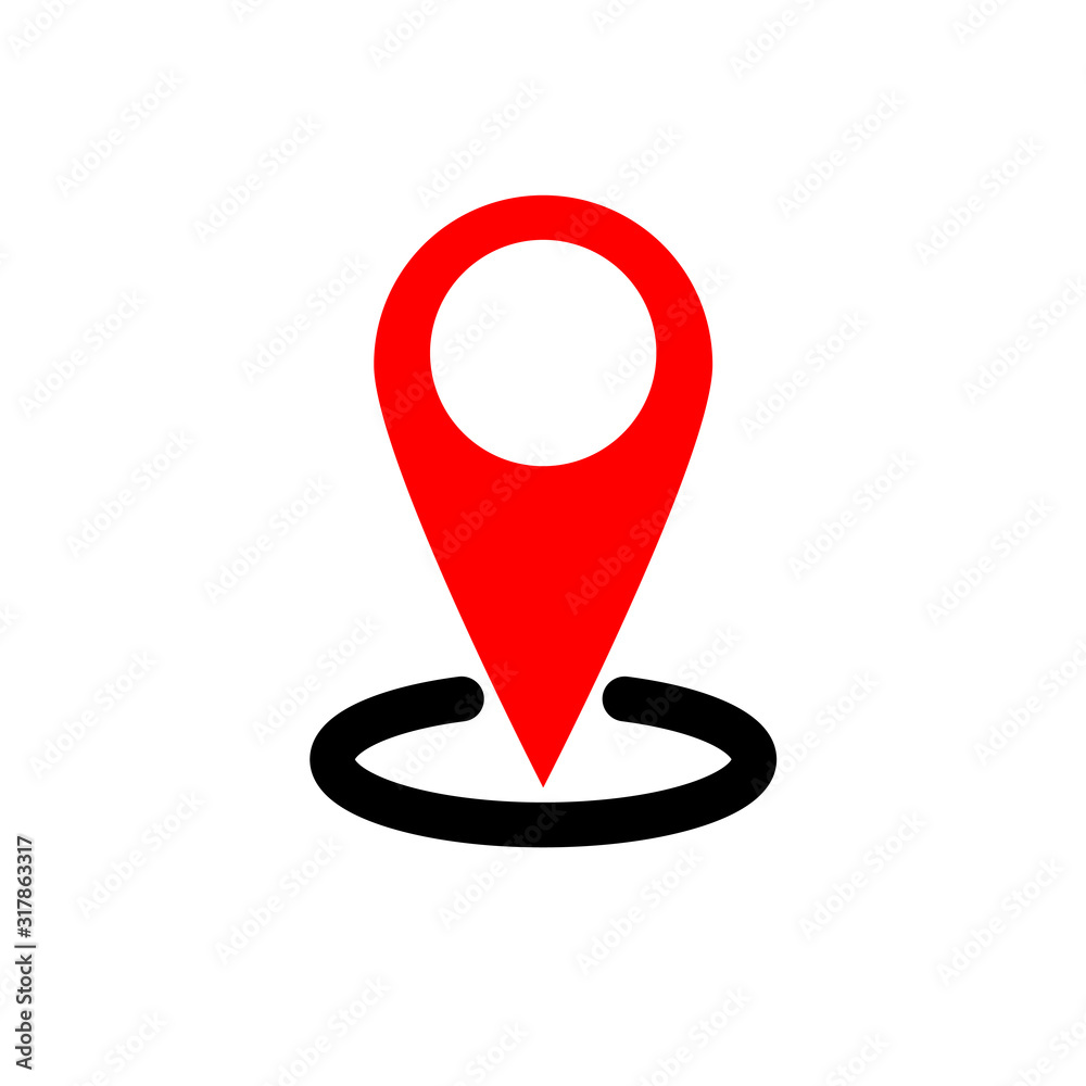 LOCATION PIN icon collection, trendy style LOCATION PIN icon collection, trendy style