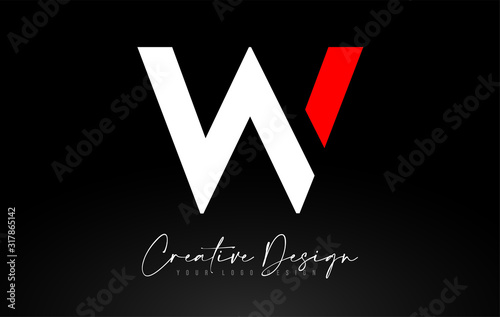 W Letter Icon Design With Creative Modern Look and Teal Background.