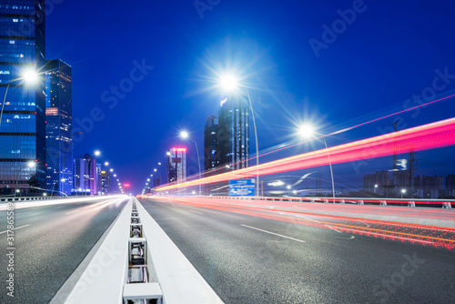 the light trails