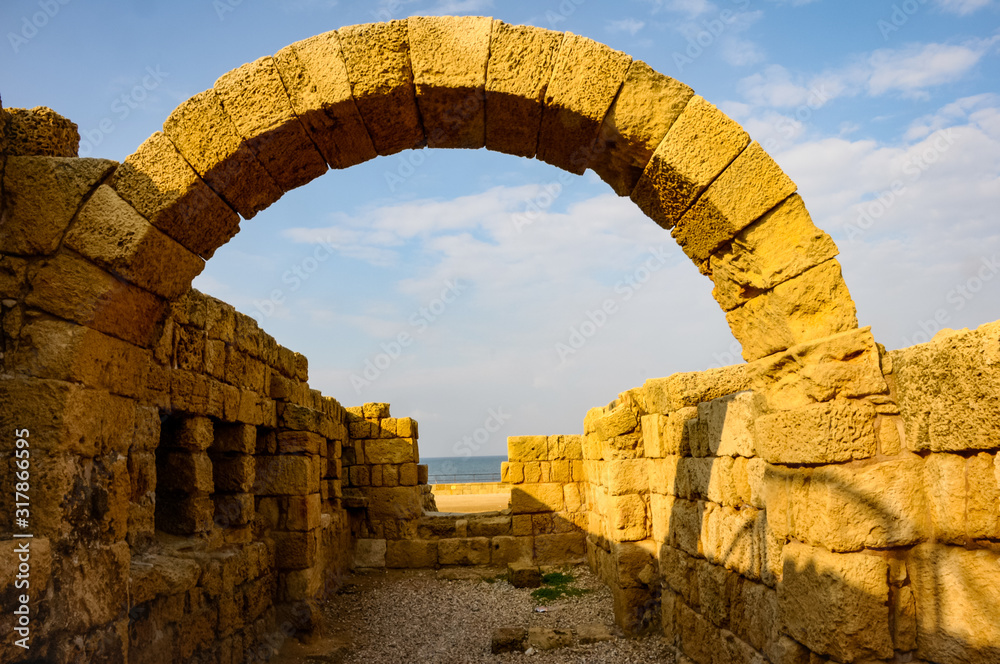 Arch in Caesarea 