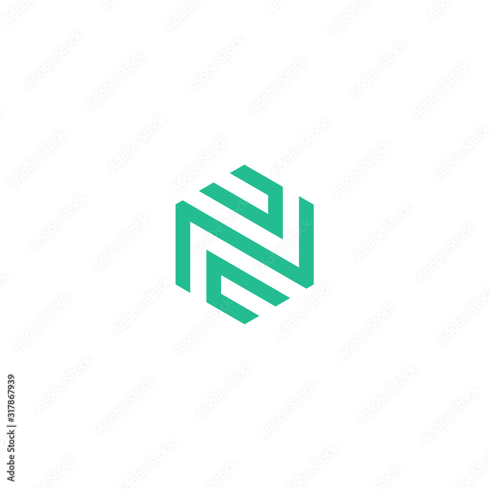 vector logo with the initials vector logo with the initials