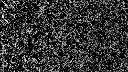 Black and white molecular texture