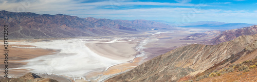 Panorama at Dantes View in Death Valley National Park