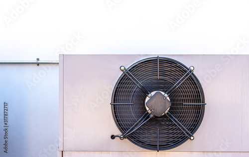 Air Conditioner Compressor Unit installed outdoor