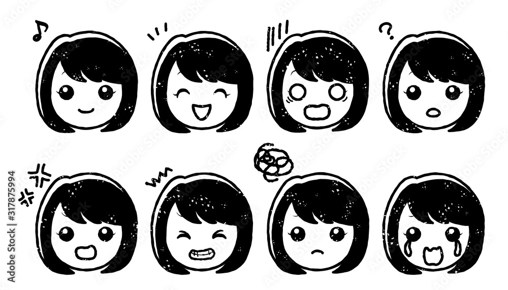 表情はんこセット3 表情はんこセット3