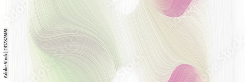 modern header design with beige, light gray and pastel violet colors. dynamic curved lines with fluid flowing waves and curves