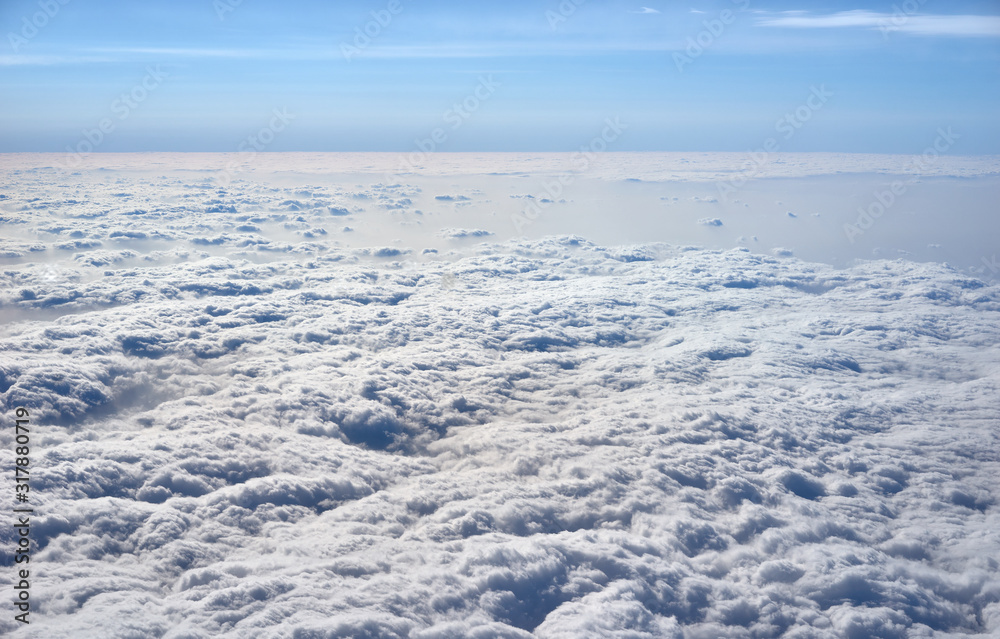 青い空と白い雲の風景 青い空と白い雲の風景