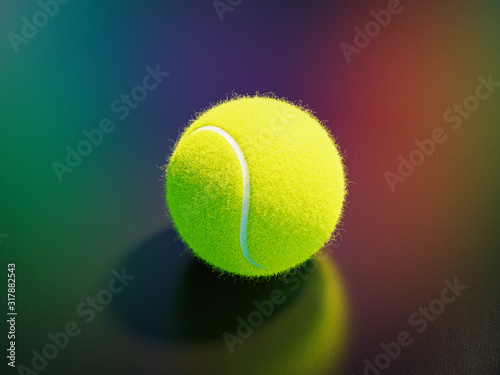 New tennis ball © phonlamaiphoto