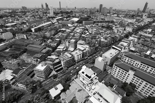 Bangkok top view antique style