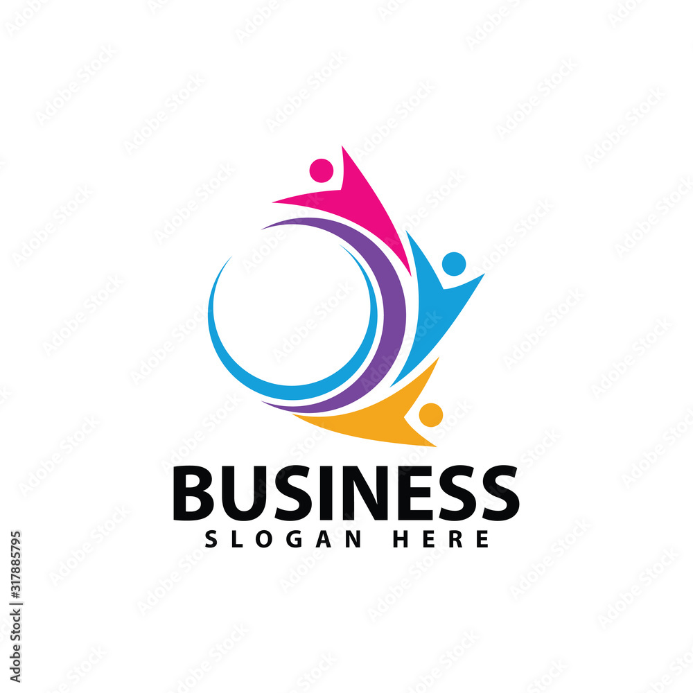 Adoption and community logo template vector icon Adoption and community logo template vector icon