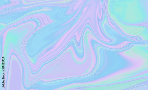 trendy colorful unicorn marble holographic background texture, graphic illustration of liquid swirl pattern background in vivid pastel tone color, modern polygon swirl pattern abstract backgroud