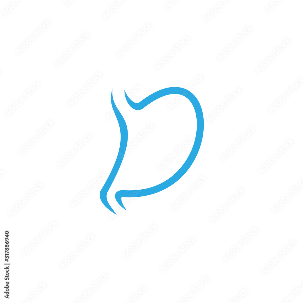 stomach logo template design vector icon illustration stomach logo template design vector icon illustration