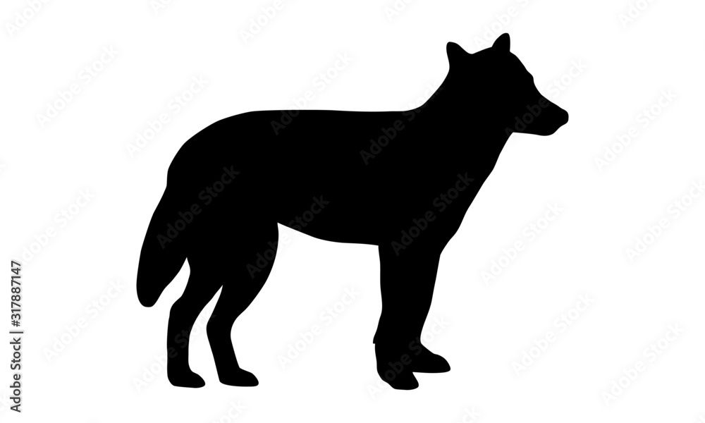 Wolf Silhouette Wolf Silhouette