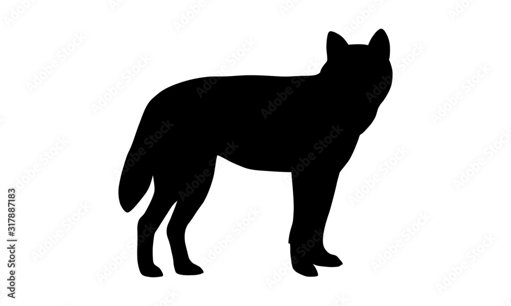 Wolf Silhouette Wolf Silhouette