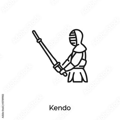 kendo icon vector. kendo icon vector symbol illustration. Modern simple vector icon for your design. kendo icon vector.	