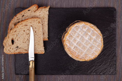 French cow's milk cheese called livarot photo