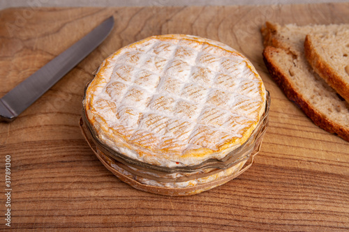 French cow's milk cheese called livarot photo