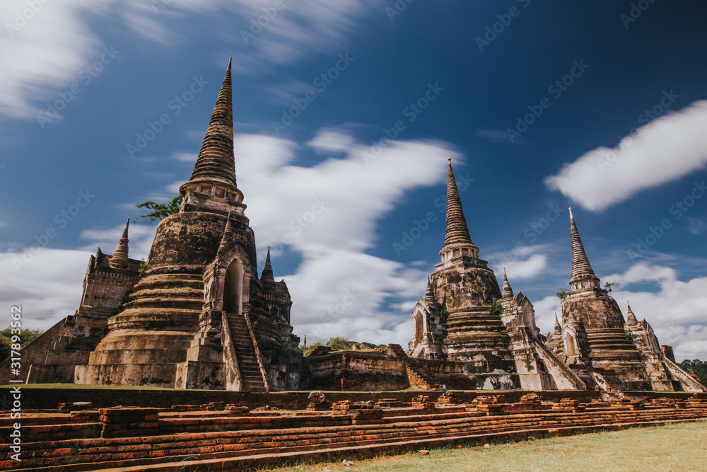 Fototapeta premium Wat Phra Si Sanphet temple in Ayutthaya. 