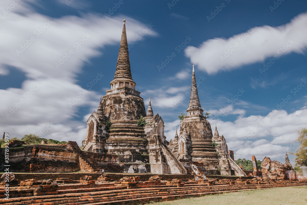 Fototapeta premium Wat Phra Si Sanphet temple in Ayutthaya. 