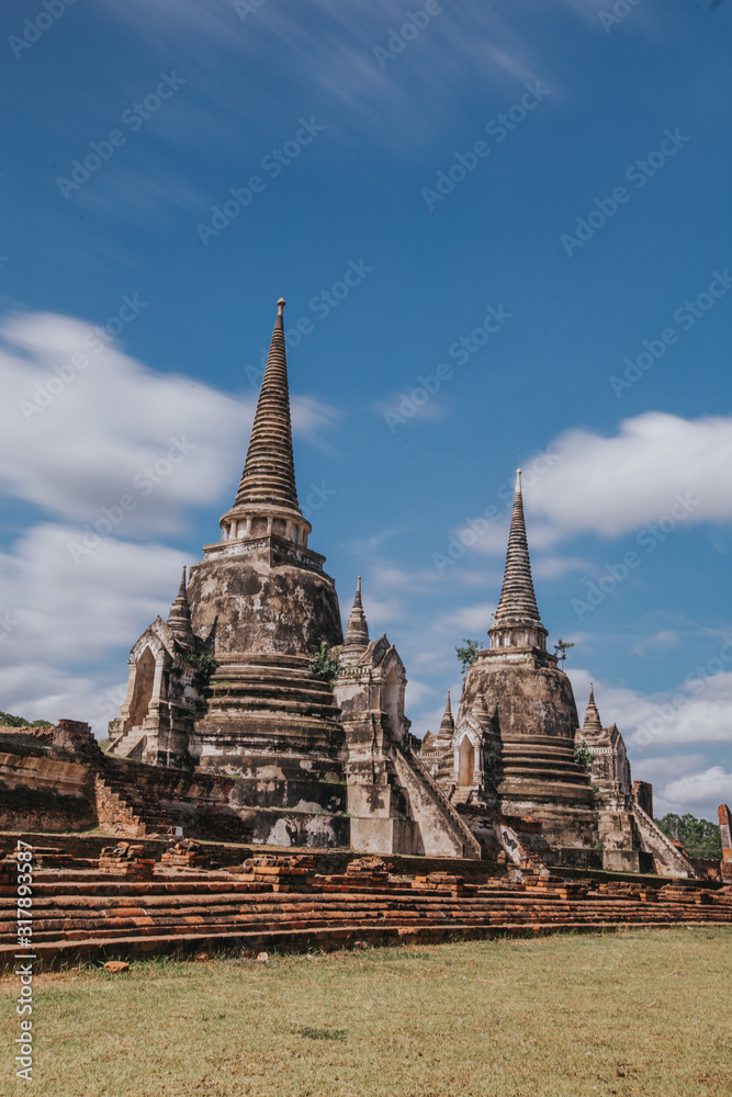 Fototapeta premium Wat Phra Si Sanphet temple in Ayutthaya. 