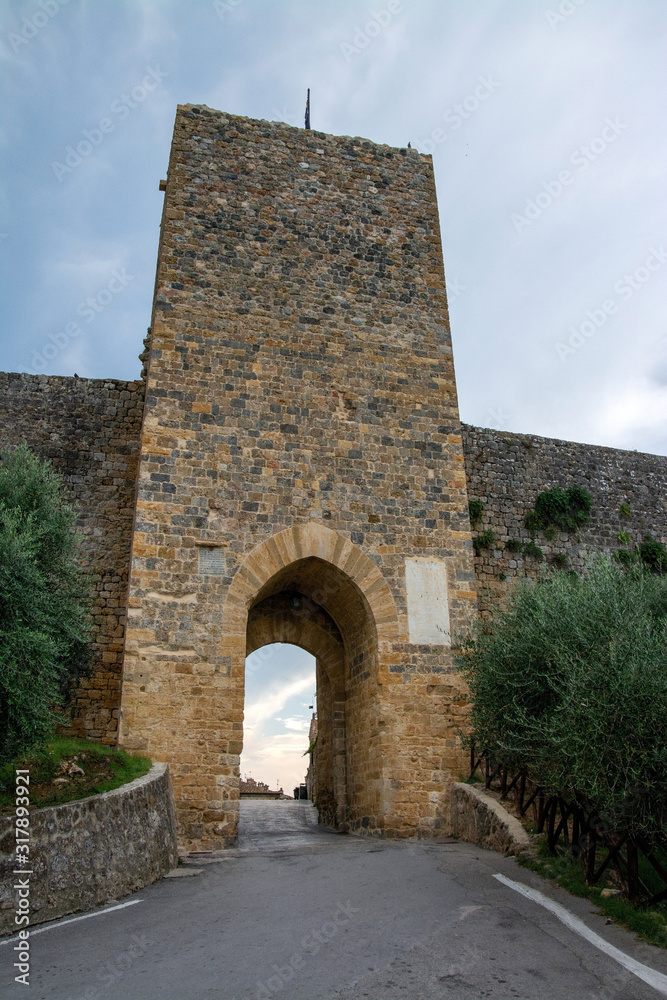 Monteriggioni, Toskana, Italien