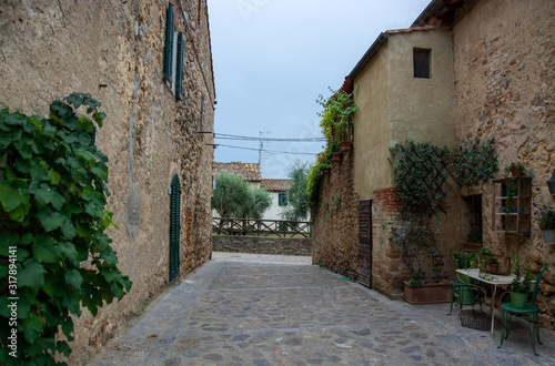 Fototapeta Naklejka Na Ścianę i Meble -  Monteriggioni, Toskana, Italien