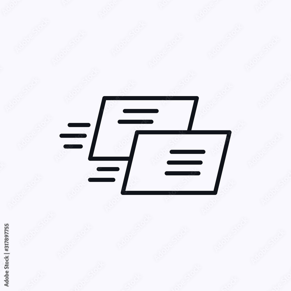 Icon of incoming notifications and messages on the phone Icon of incoming notifications and messages on the phone