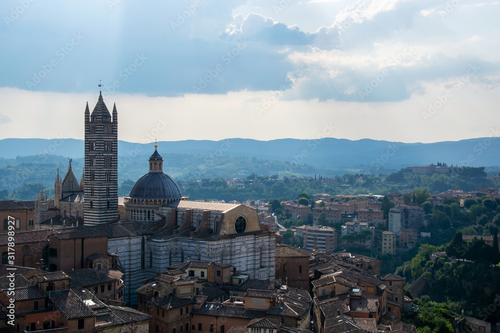 Fototapeta premium Dom von Siena, Toskana, Italien