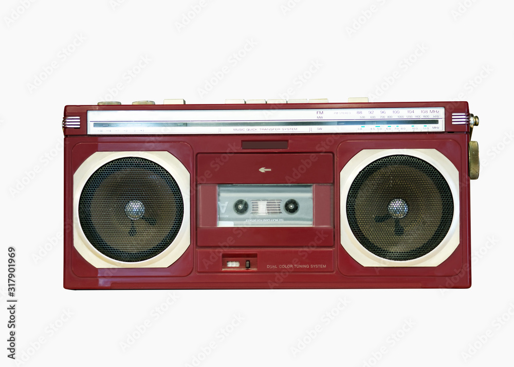 Fototapeta premium Vintage cassette player