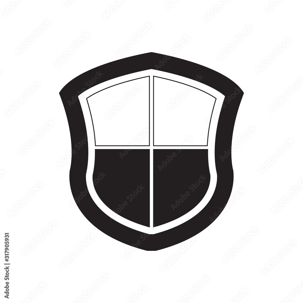 shield icon vector design concept