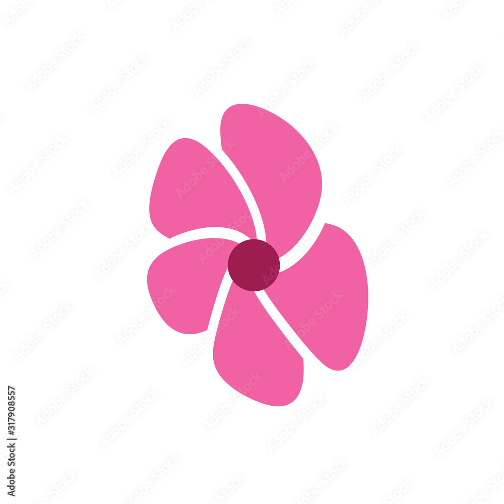 Plumeria Logo Template vector symbol