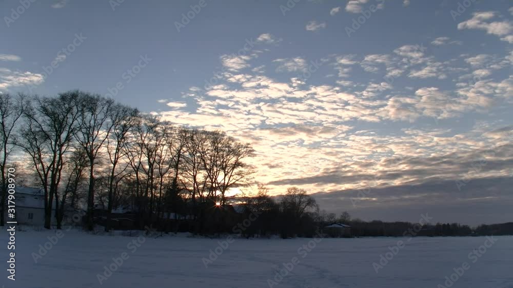 ancient Russian monastery in winter ancient Russian monastery in winter