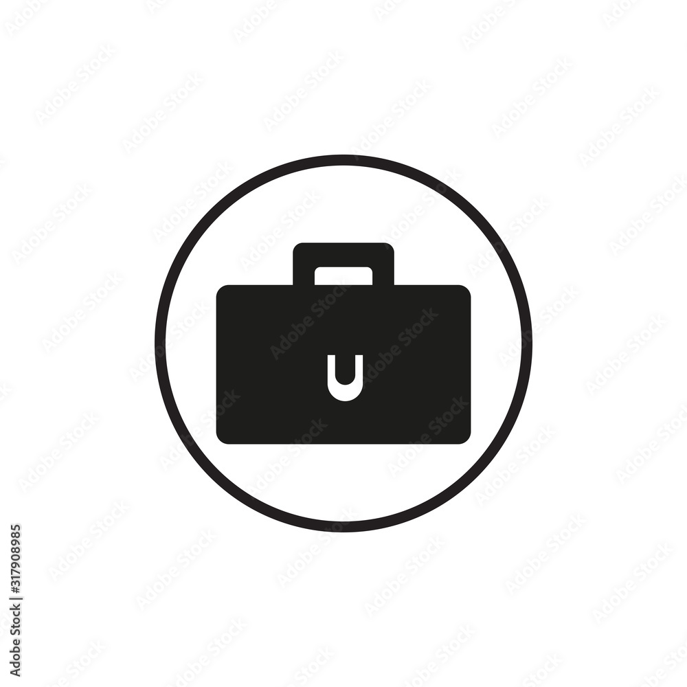 briefcase icon vector design concept briefcase icon vector design concept