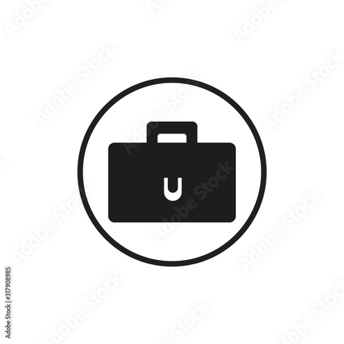 briefcase icon vector design concept
