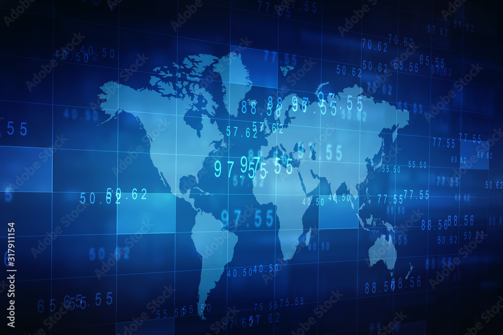 2d illustration world map abstract background 2d illustration world map abstract background