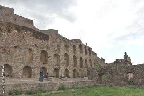 Golconda fort  Hyderabad  Telangana  India