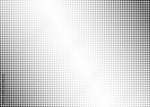 Wallpaper Mural Abstract halftone dotted background. Monochrome pattern with dot and circles.  Vector modern pop art texture for posters, sites, business cards, cover postcards, interior design, labels, stickers. Torontodigital.ca