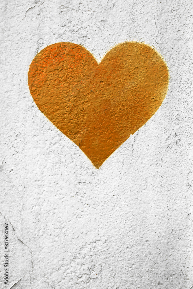 Orange urban Heart