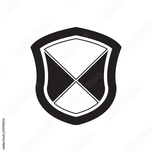 SHIELD ICON VECTOR DESIGN CONCEPT