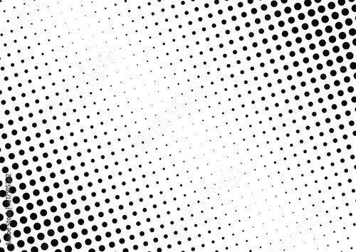 Abstract halftone dotted background. Monochrome pattern with dot and circles.  Vector modern futuristic texture for posters  sites  business cards  postcards  interior design  labels and stickers.