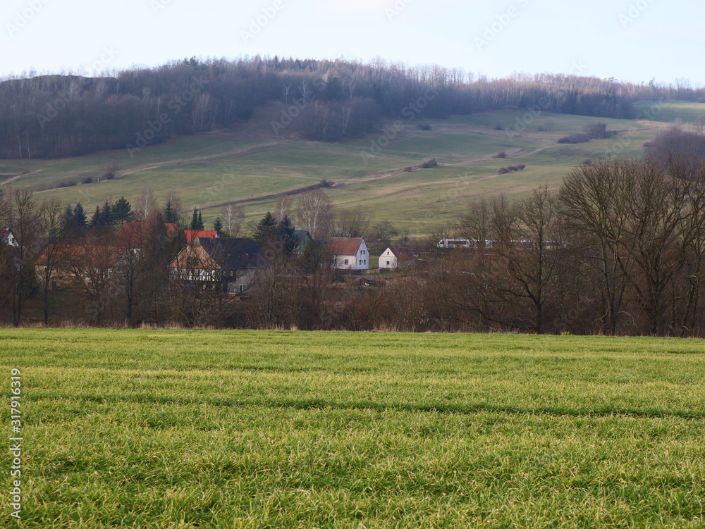 Landschaft in der Oberlausitz