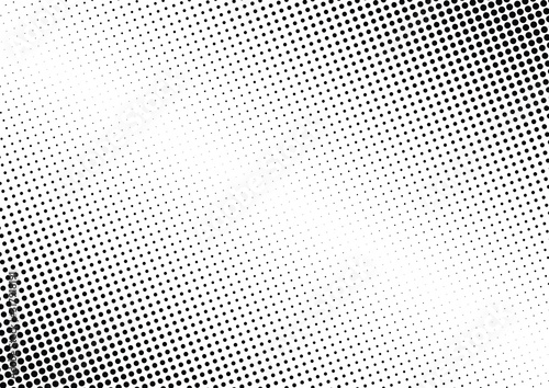 Wallpaper Mural Abstract halftone dotted background. Monochrome pattern with dot and circles.  Vector modern pop art texture for posters, sites, business cards, cover postcards, interior design, labels, stickers. Torontodigital.ca