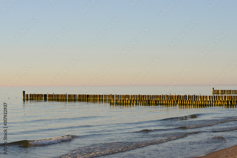 Sea near Ustronie Morskie