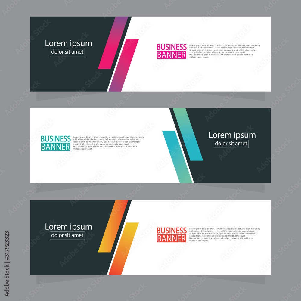 Fototapeta premium Banner background.modern template design.Vector illustration.