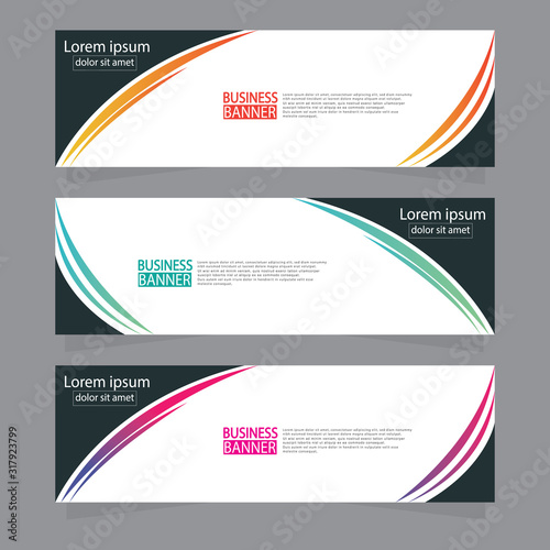 Banner background.modern template design.Vector illustration.