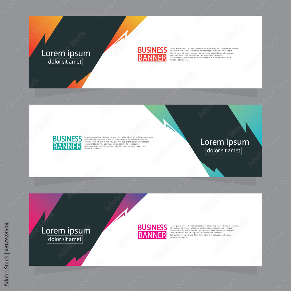 Fototapeta premium Banner background.modern template design.Vector illustration.